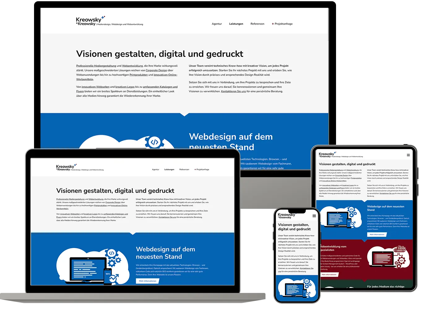 Webseite professionell erstellen